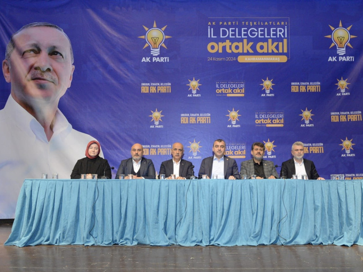 AK Parti Kahramanmaraş İl Teşkilatı, İl Delegeleri Ortak Akıl Toplantısında Bir Araya Geldi