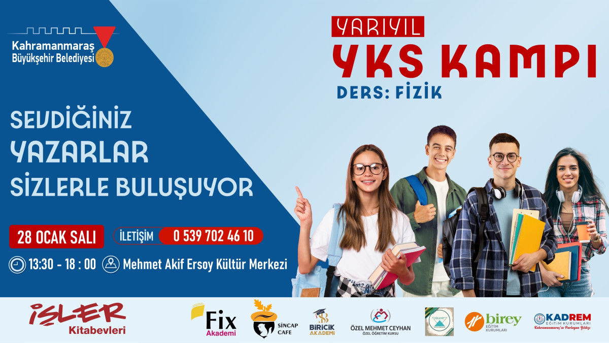 Büyükşehir’in YKS Hazırlık Kampında Sıradaki Ders: Fizik!