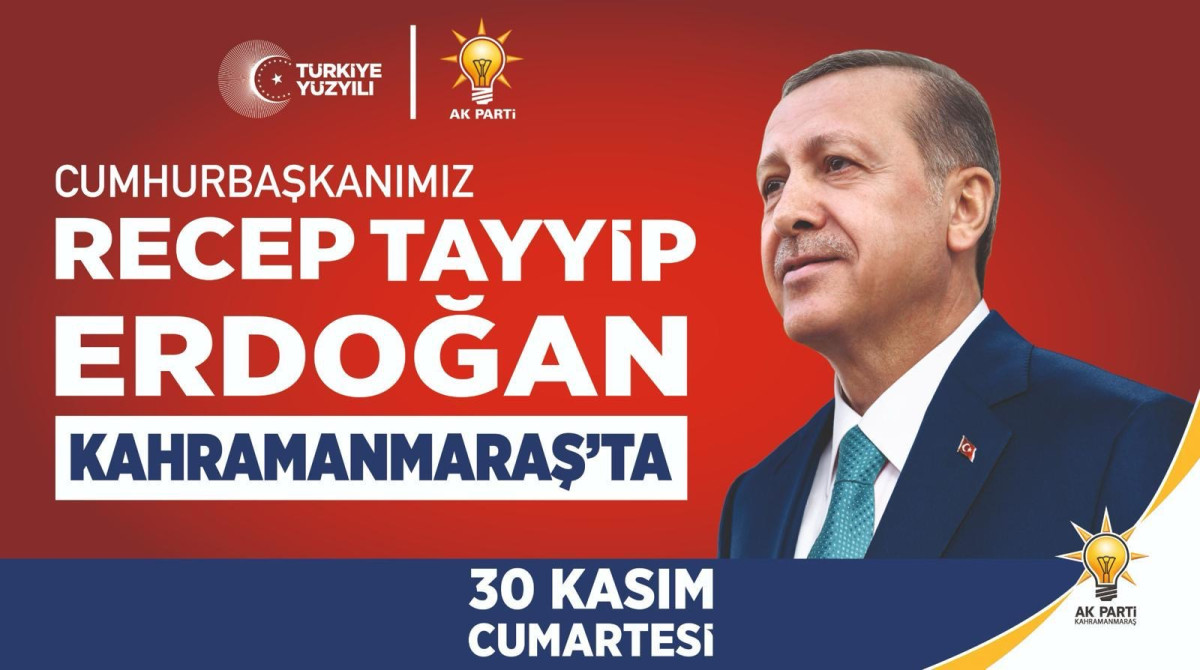 Cumhurbaşkanı Erdoğan Kahramanmaraş’a Geliyor