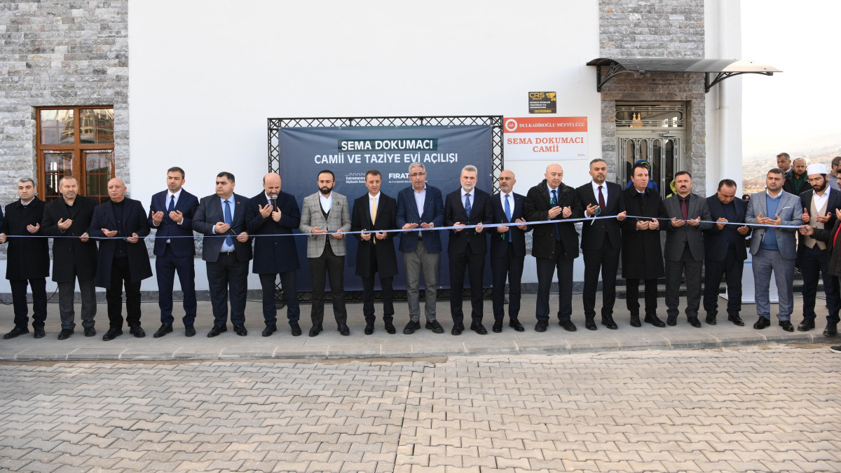 Dulkadiroğlu’nda Sema Dokumacı Camii ve Taziye Evi’nin Açılışı Gerçekleştirildi