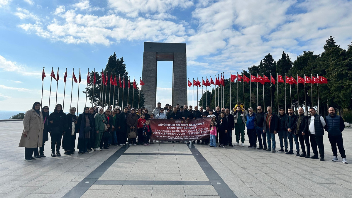 Şehit yakınları ve gaziler, tarihi mekanları ziyaret etti